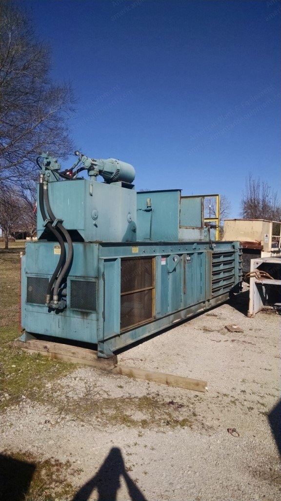 Marathon, CE-504842-830, Closed End Horizontal Baler, 8 inch Cylinder, 125700 lbs Platen Force, 30 HP