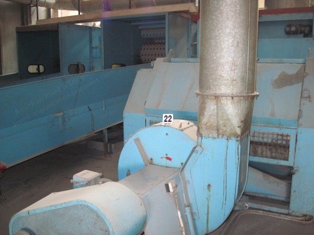 Temafa, Opening, Blending and Precarding Line, 2500 to 3000 kg/h, 1600mm Working Width