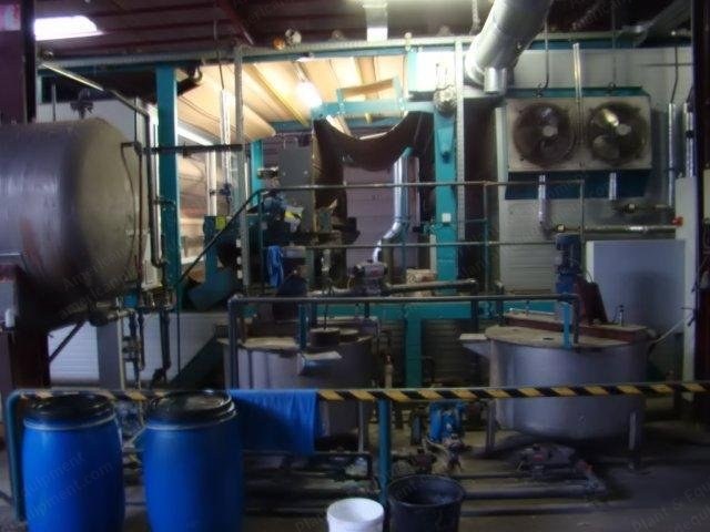 Bejimac, Carpet Back Coating Line, 2009, 4000mm, with Mahlo, Sistig Shearing Machine