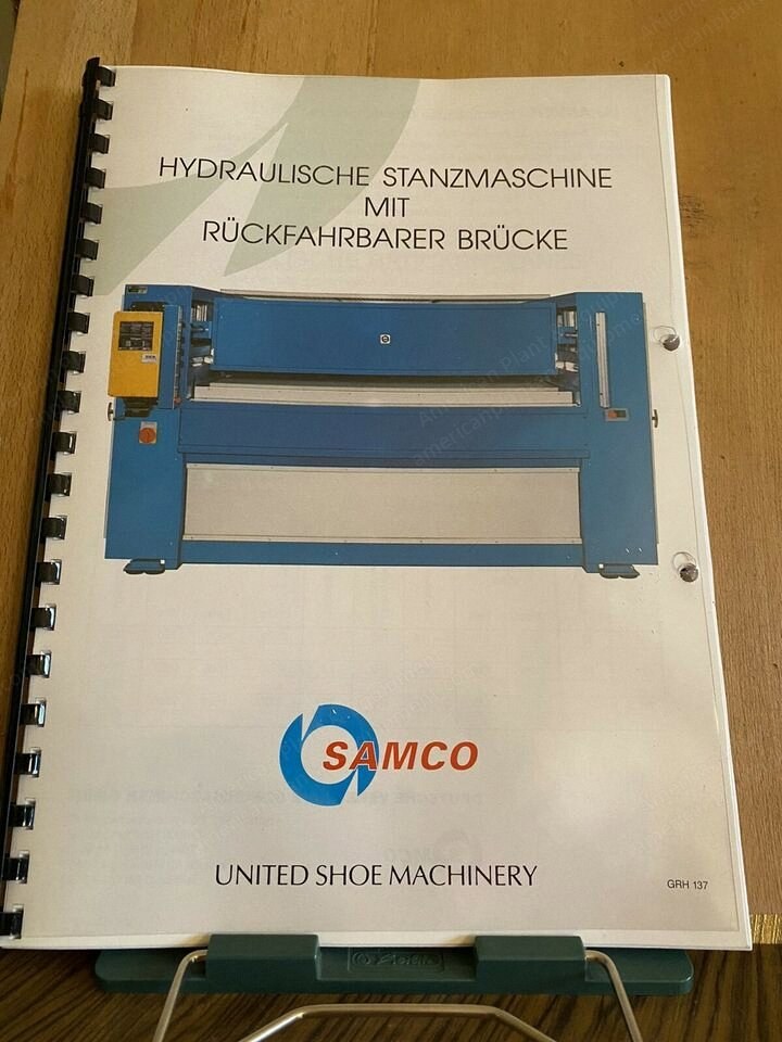 Samco, GRH-137, Hydraulic Die Cutter, 70 Tons Capacity, 110mm Stroke