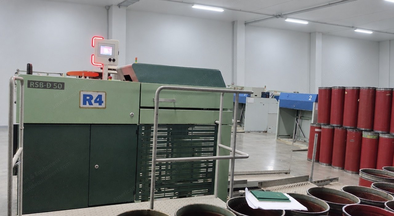 Rieter, RSB D50, 2019, Draw Frame, Single Delivery, 8 Doublings, 20 x 42 Inch Delivery Can