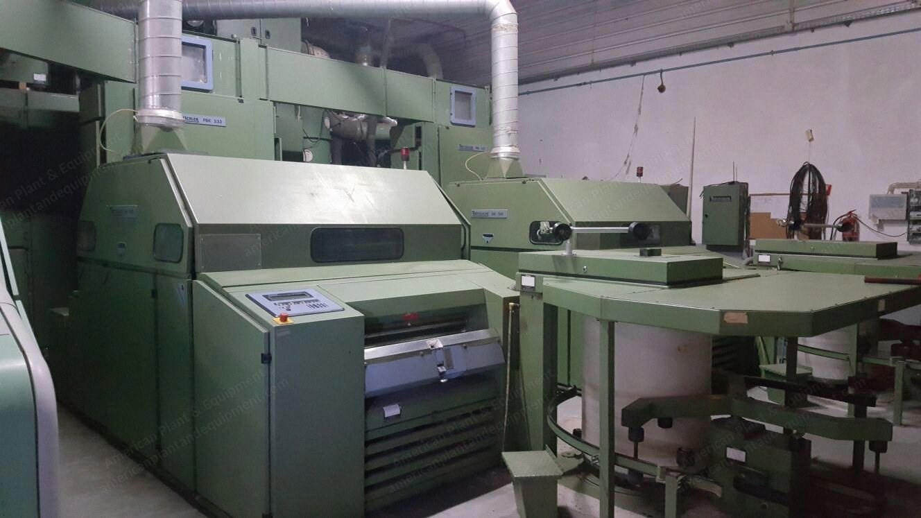 Trutzschler, DK 760, 1994, Carding Machines, with FBK 533 Silo, 36" Exit Can