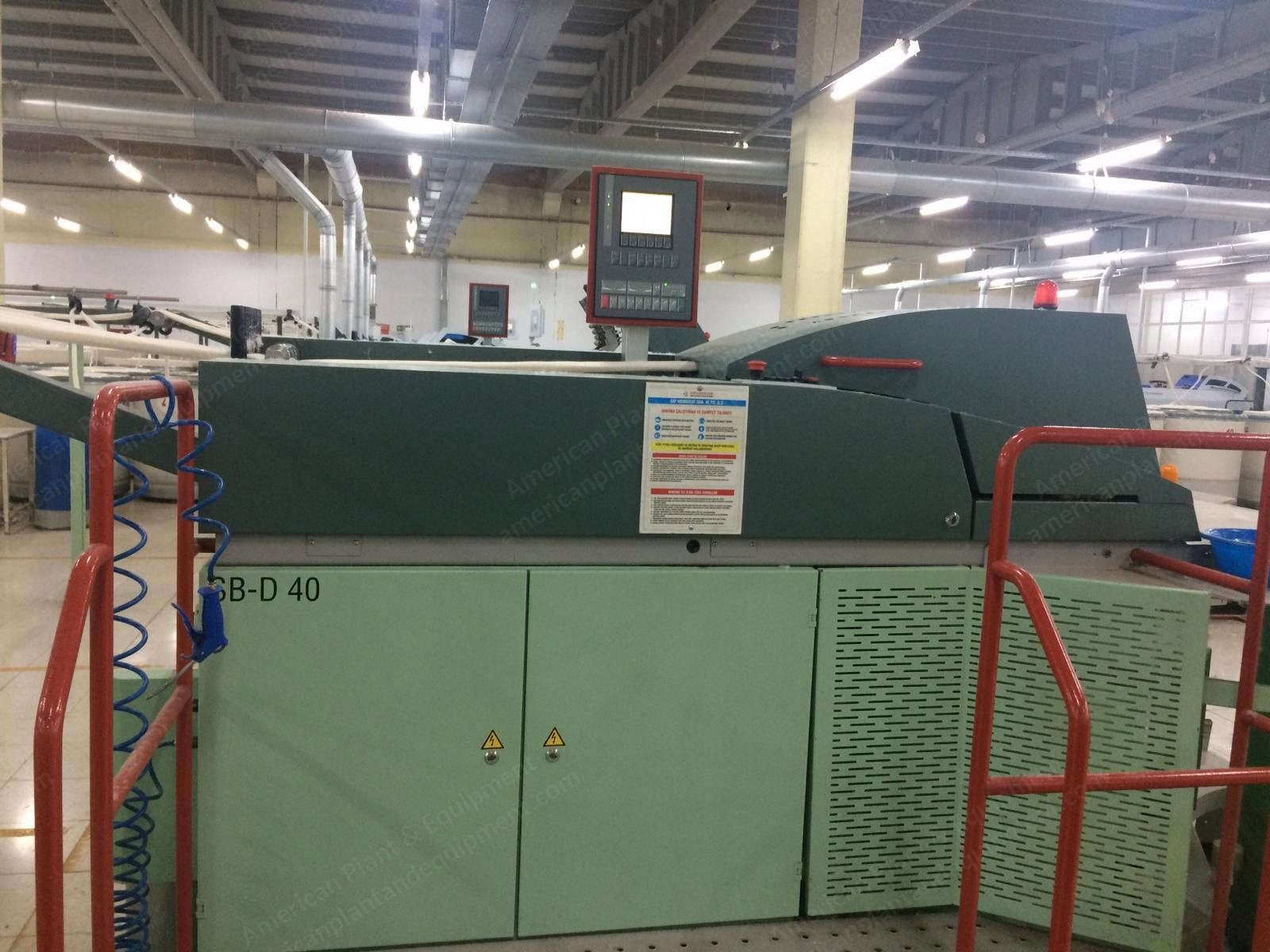 Rieter, R40, 2006 to 2007, Complete Open End Spinning Plant, 5x R40 440-Rotor Machines, 4 Robots, 10x C60 Cards