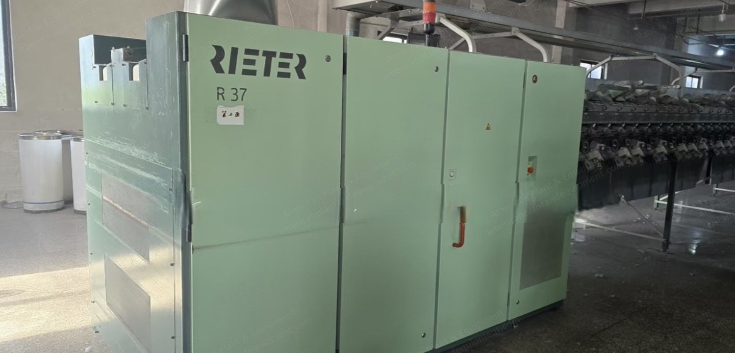 Rieter, R37, 2021, Open-End Spinning Machine, 500 Rotors, Rieter Yarn Clearer