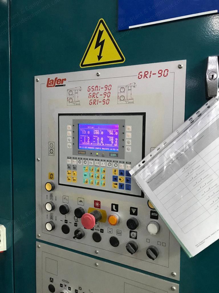 Lafer, GRI 90, 1998, Double Drum Raising Machine, 2400mm Working Width