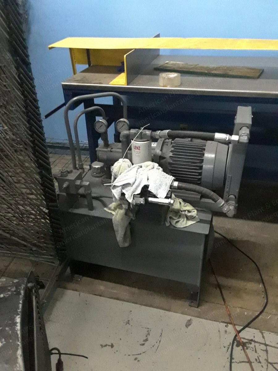 Herman Schwabe, Traveling Head Die Cutter, 72x26in Bed, 26x26in Head, 25 Ton Capacity