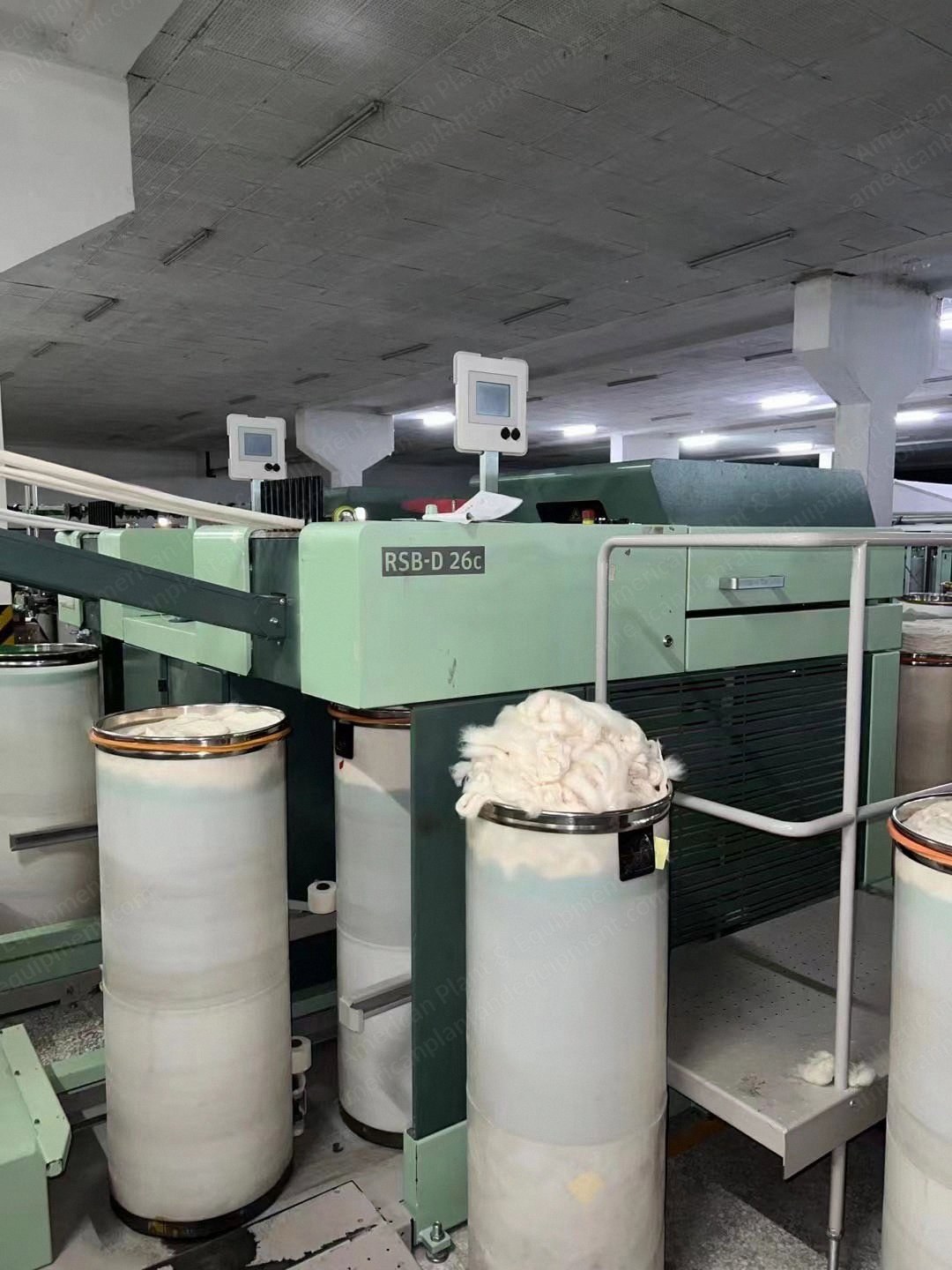 Rieter, RSB-D26C / D45C, 2012 to 2018, Auto Leveller and Drawing Machines, Can Size 400x1000mm