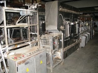 Mageba, 31-306, 1999, Multi-End Pad Steam Dyeline, 4-End Prefeed, 50m Steam Chamber