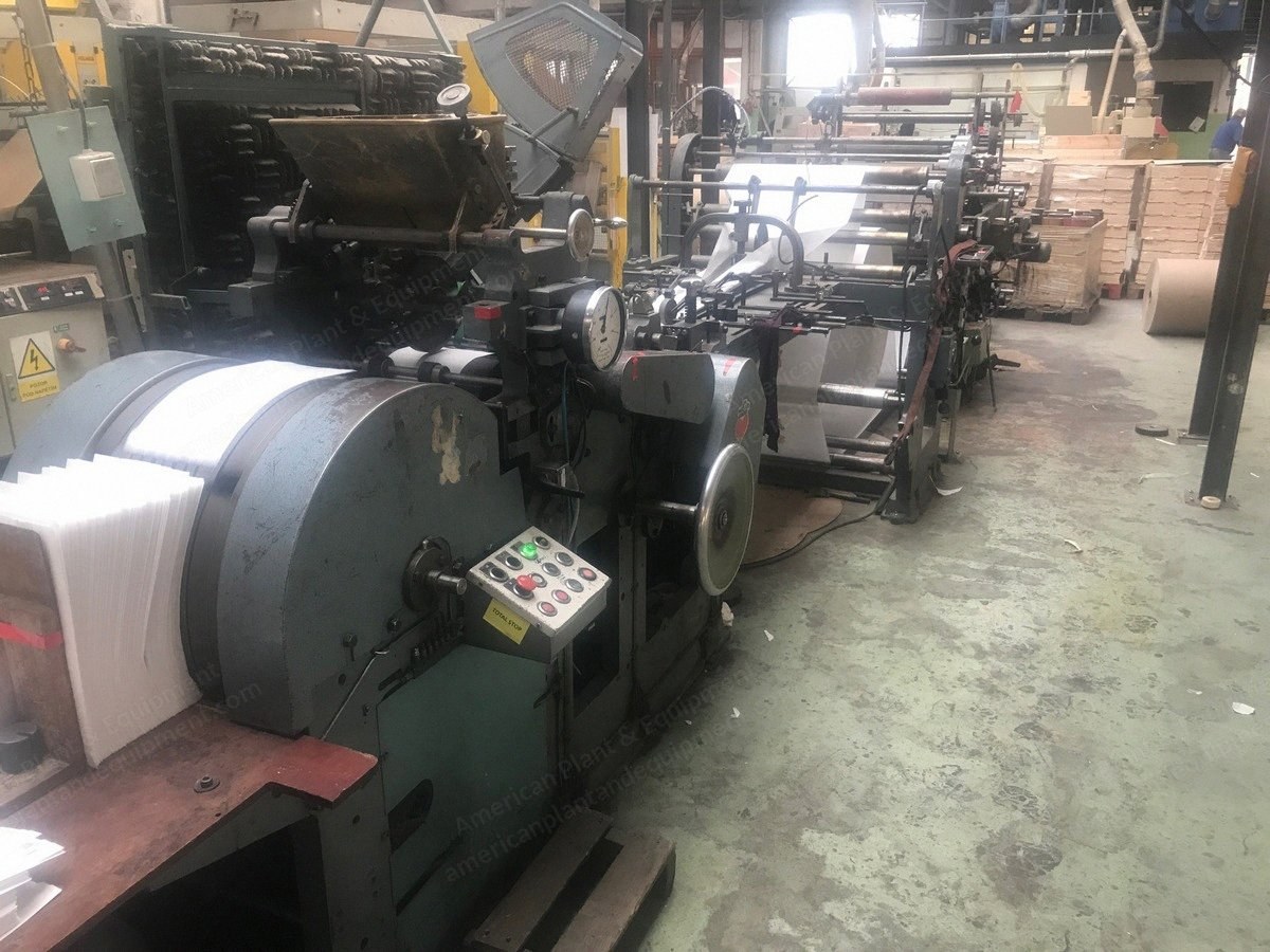 Fischer & Krecke, Maxima 31, Flat and Satchel Paper Bag Making Machine, Bag Width 50 to 310mm, Bag Length 100 to 620mm