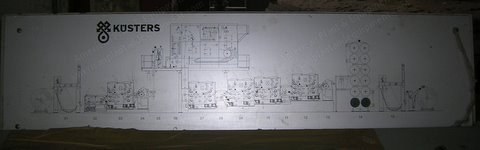 Kusters, Continuous Open Width Bleaching Range, 2004, 3200mm Working Width, 70 m/min