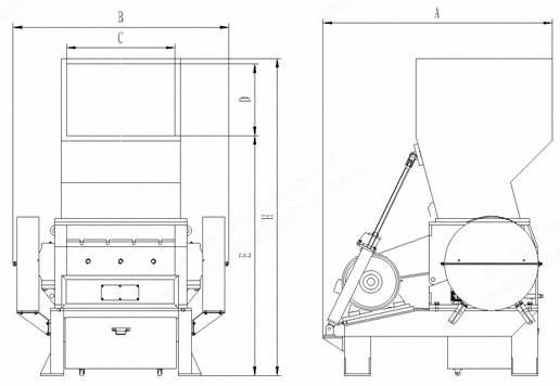NovaStar, SD108, Grinder, 320mm Rotor, 22kW, 12mm Screen Mesh