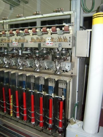 Gigliotti Chenille Yarn Machines, 2002-2003, 60 Heads, Magitex Mobile Cleaning System