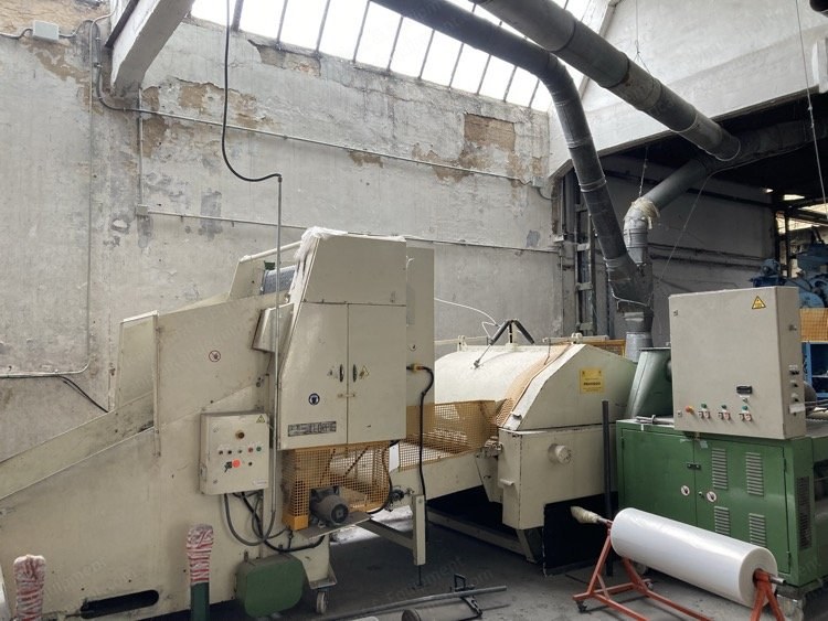 F.O.R./Asselin/Fehrer Needling Line, 4400mm Working Width, 1968 to 1980s, 350 kg/h