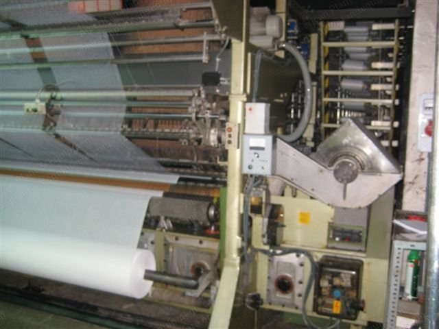 Karl Mayer, RJG 5/2 F-NE, 1984, 3300mm Working Width, Gauge 14/28, Jacquard Raschel Machine, Complete Creel
