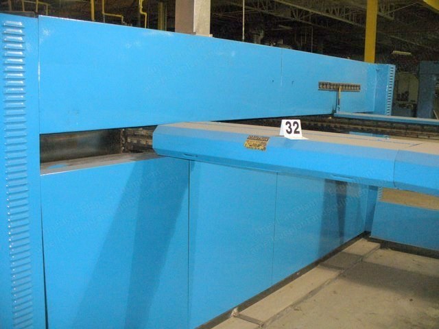 Marshall and Williams, Tenter Range, 90" Fabric Width, 4 Zones, Gas Fired, with Kusters Pad and Mahlo Weft Straightener