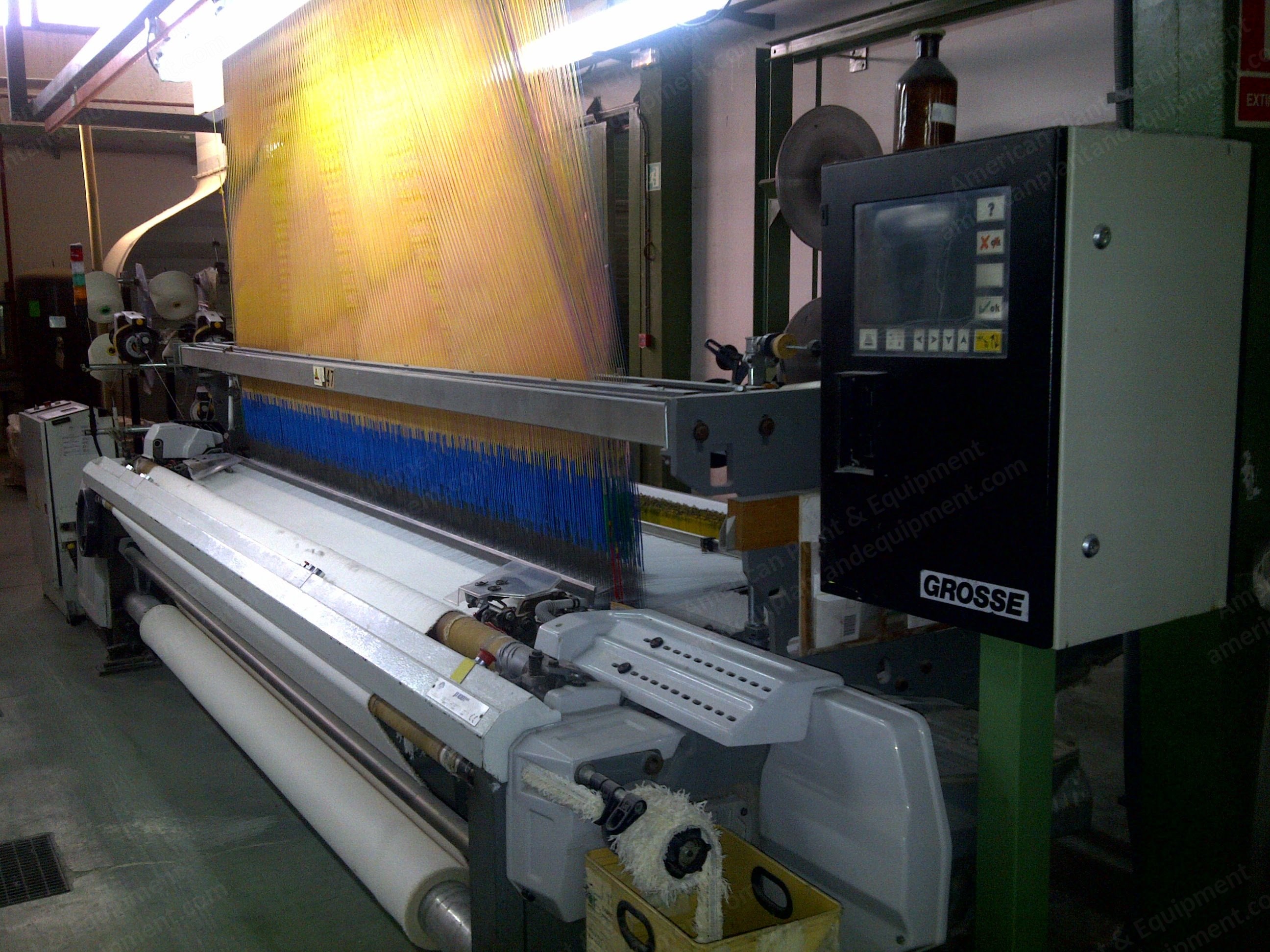 Vamatex, P1001-ES, 1996, Rapier Loom, 3400mm Width, Grosse EJP-2 Electronic Jacquard, 8 Colors