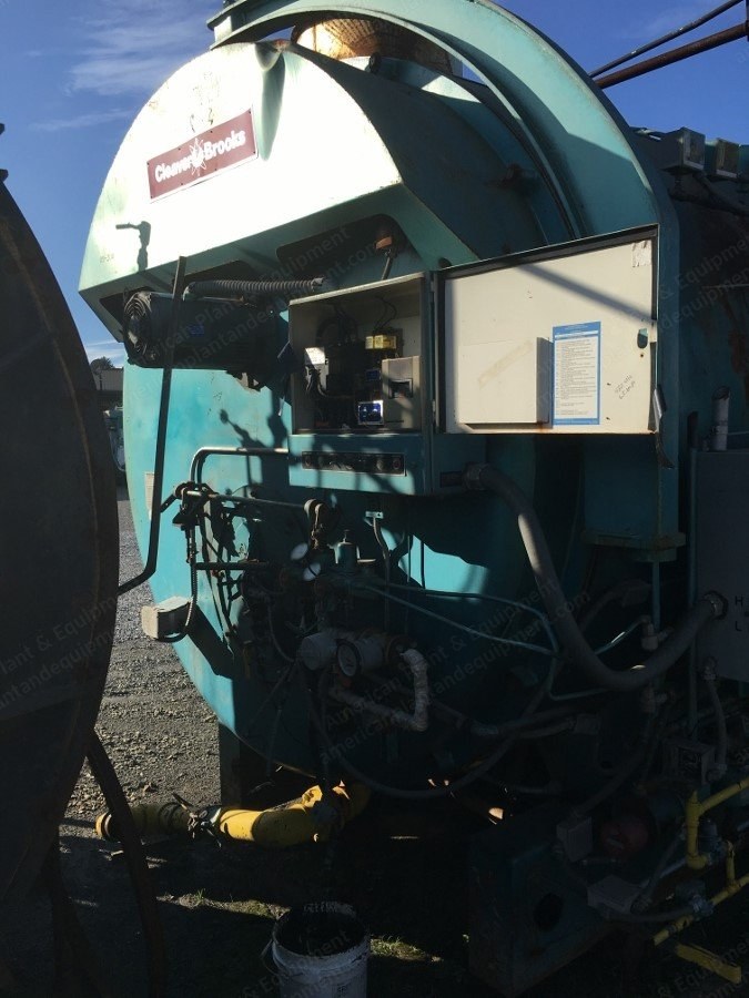 Cleaver Brooks, CB 400-600-150, 1988, 600 HP, 25106000 BTU/hr, Natural Gas