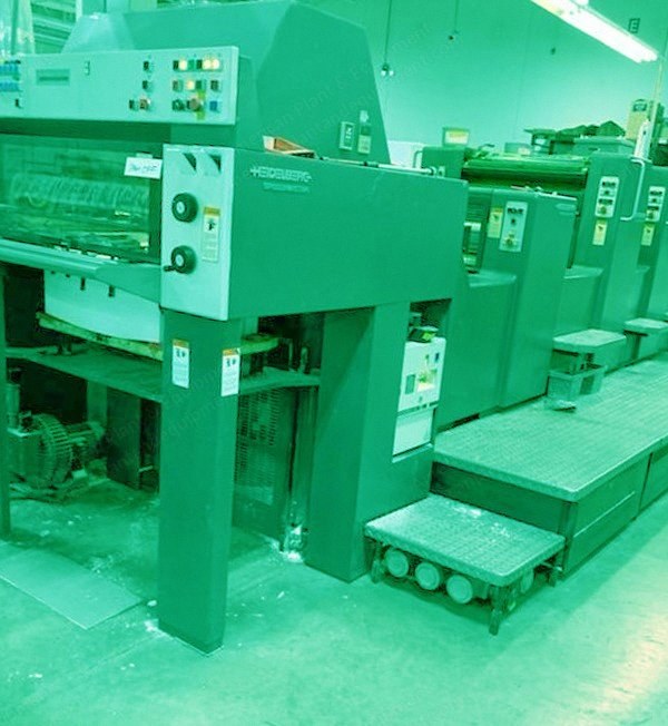 Heidelberg, SM74-5 P2 +L, 1996, 5 Colors, 520x740mm, Coater
