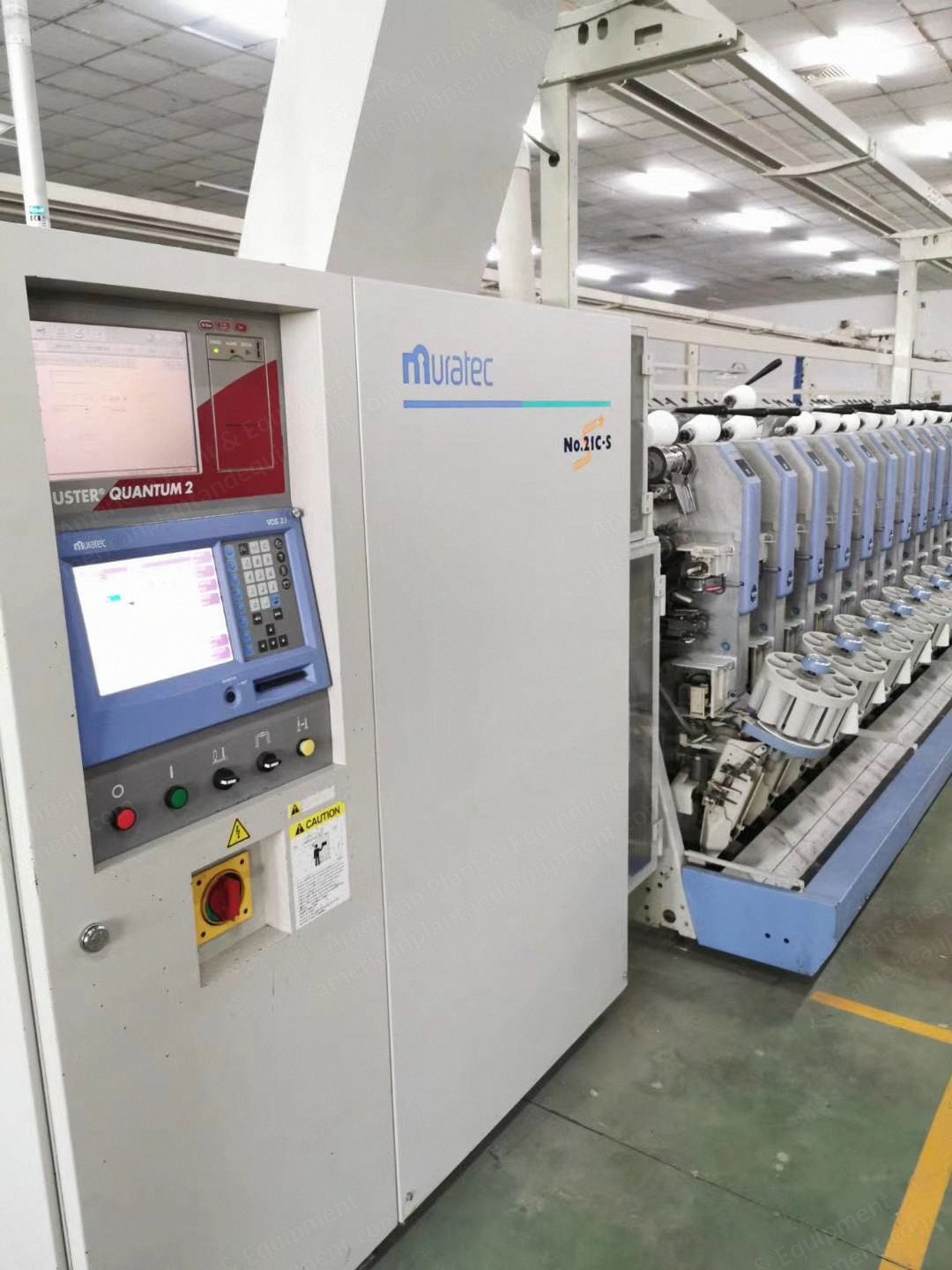Muratec, 21C-S, 2009, Winder, 72 Spindles, Uster Quantum Cleaner