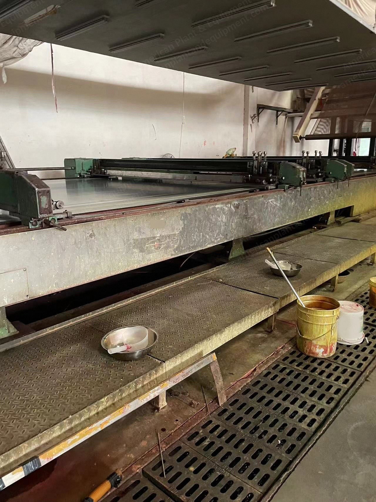 Ichinose, Flat Bed Printing Machine, 2015, 3400mm Width, 15 Color, 3 Chambers