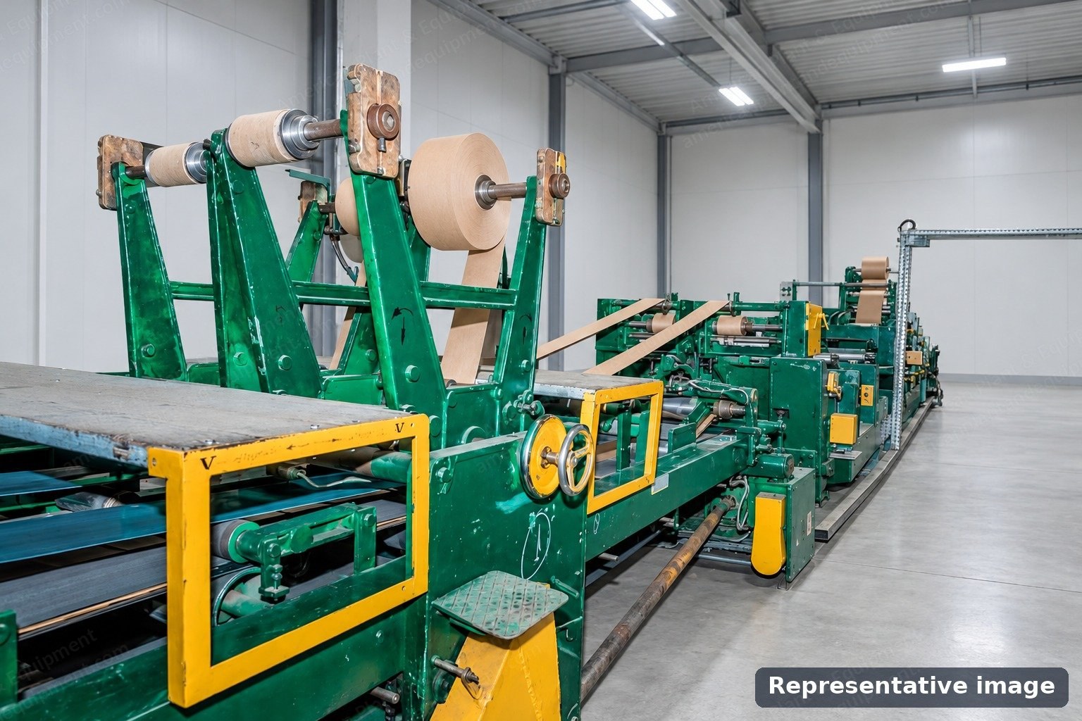 Gartemann & Hollmann 517 Tuber, Fischer & Krecke 8 Colour Reel to Reel Printer and Windmoller & Holscher AD2360/16 Bottomer, Used Paper Sack Making Set