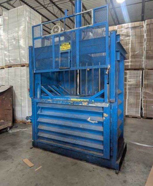 Hydraulic Waste Baler, 68" x 40" Bale Size, 480V