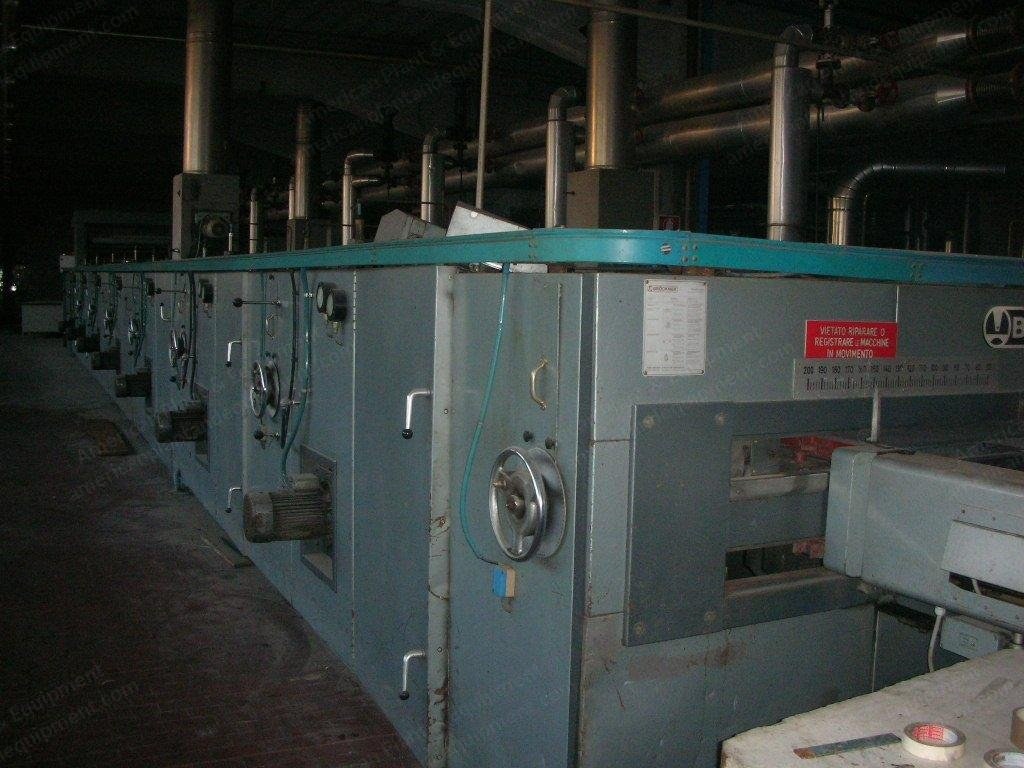 Bruckner Tenter Frame, 1990, 2000mm, 7 Chambers, Oil Heat