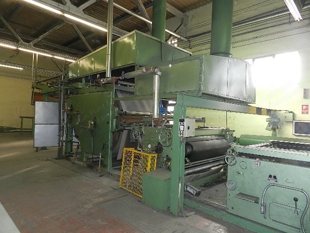 Monforts Sanforizing Machine, 1978, 2000mm Width, Palmer Drum 2000mm, Mini Tenter Clip Chain