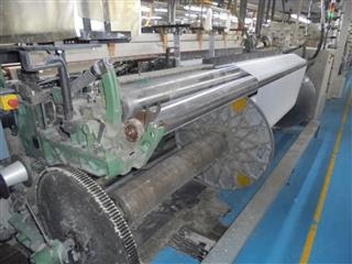 Picanol, Omniplus-6-P-340, 2001, Air Jet Weaving Looms, Working Width 3400mm, Staubli Cam Box
