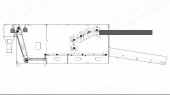 NovaStar, FP255, Bale Breaker, 1400mm Working Width, 3 Beating Rollers, 180 kg/hr Capacity