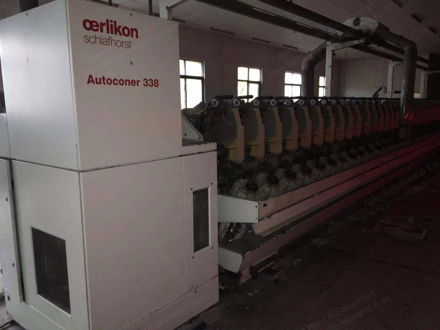 Schlafhorst, Autoconer 338, 2008, 60 Positions, Quantum 2 Cleaner, DZ3 Splicer
