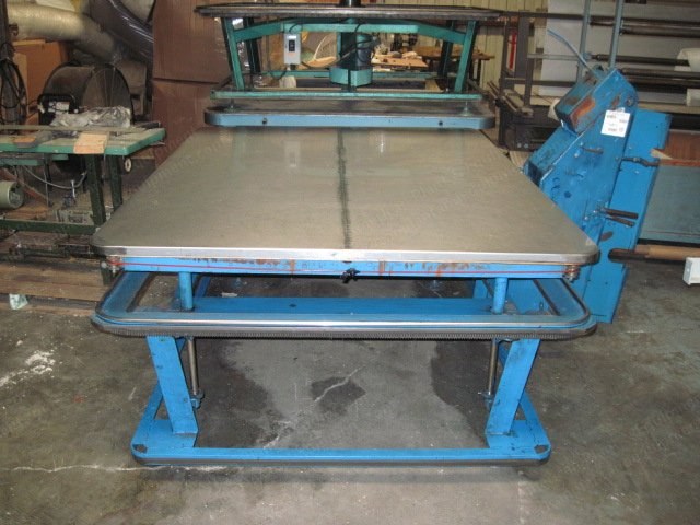 James Cash, Tape Edge Machine, Stainless Steel Top, 60x80 Queen Table