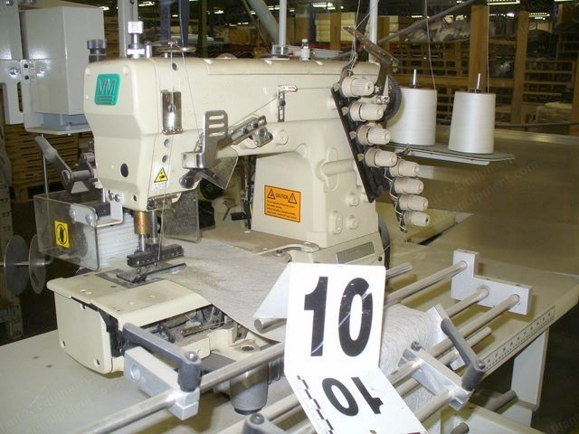 Atlanta Attachment, Primo M-3008, Flanger for Pillow Top, with Metal Frame, 8-Eyelet Sewing Head