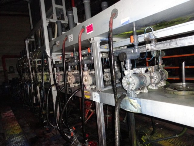 Termoelectronica, Fully Automatic Color Kitchen, 2003, 3 Lanes, 24 Pumps, Mettler Toledo Scale