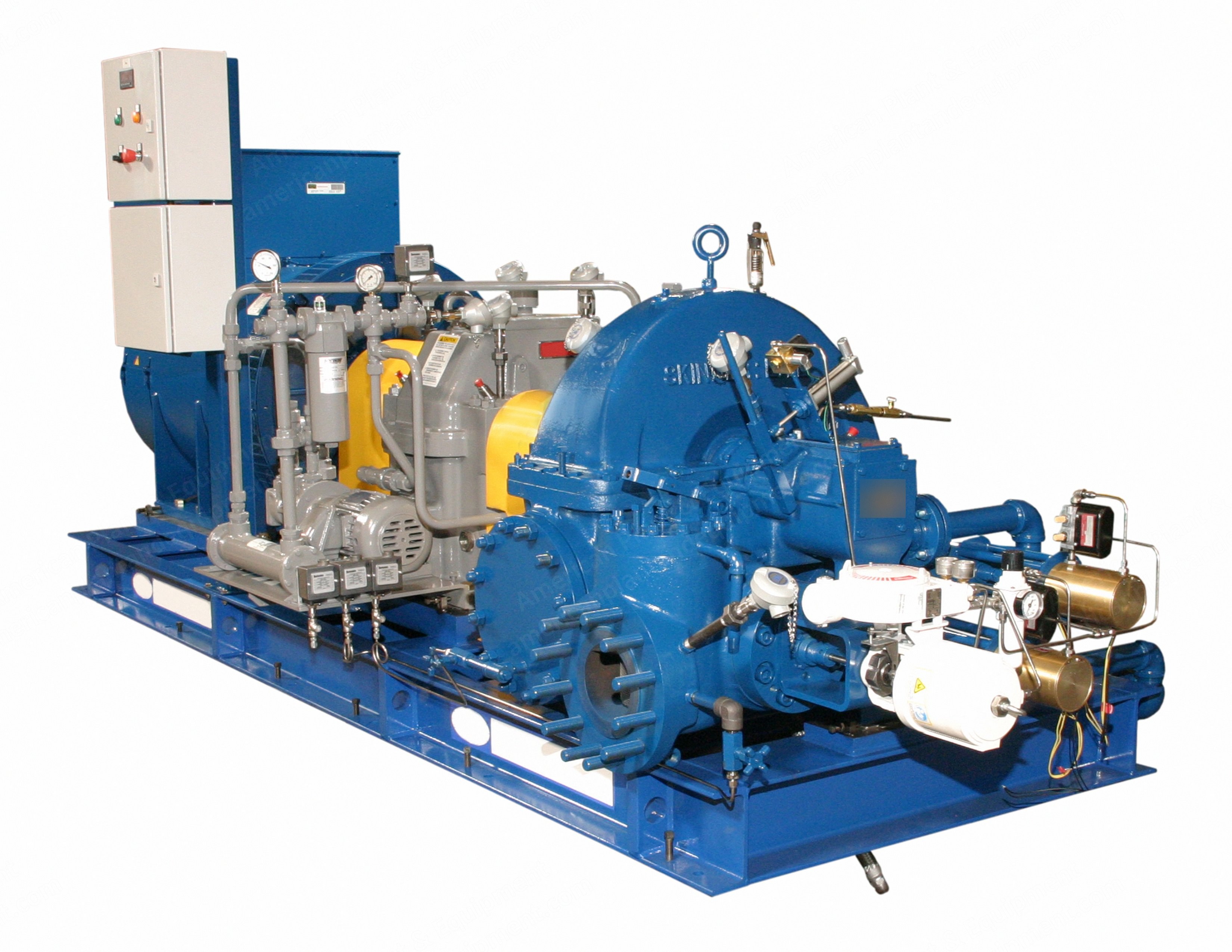 Skinner, S28, Steam Turbine Generator Set, 750 kWe, 52390 lbs/hr Steam Flow