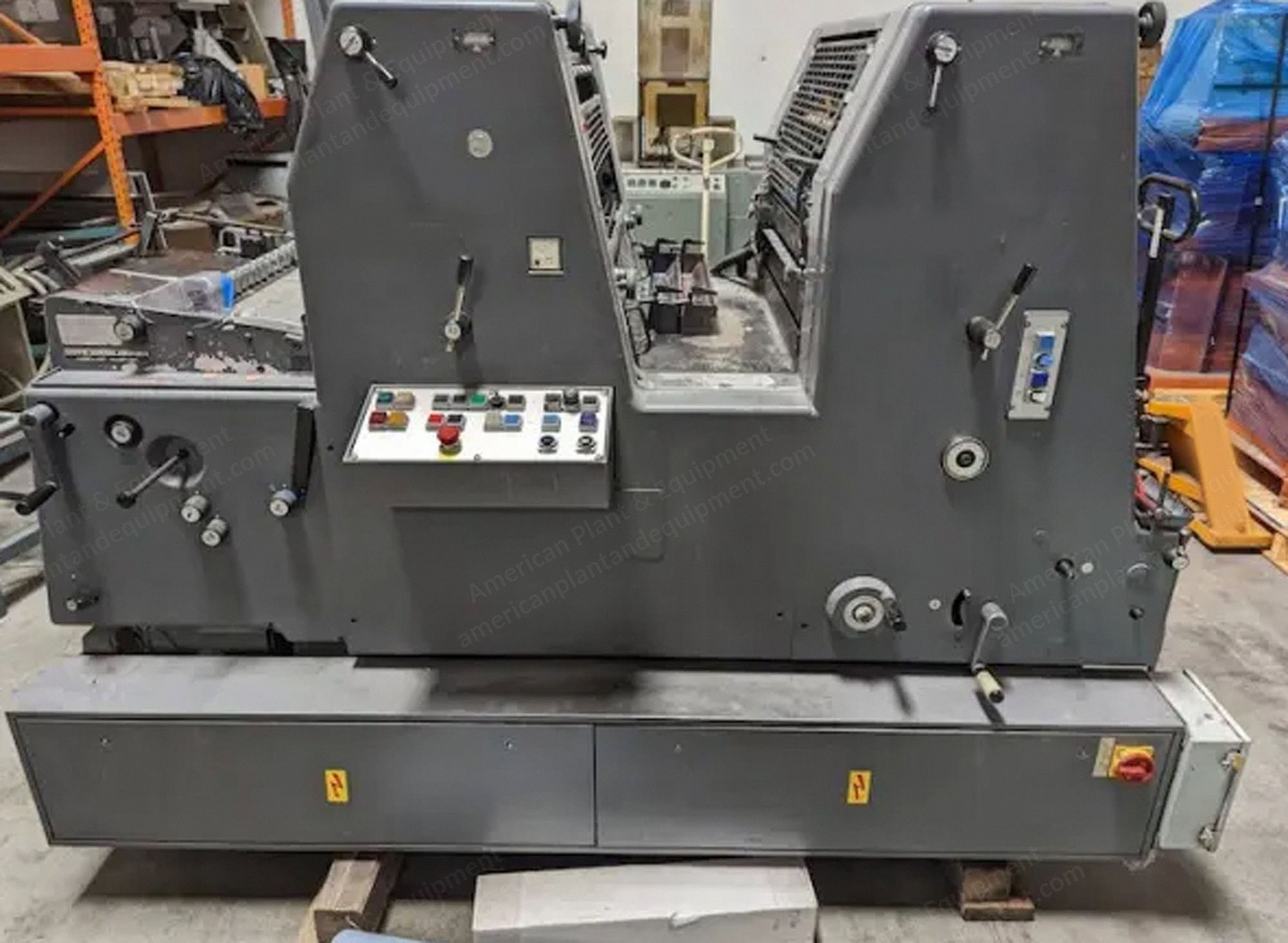 Heidelberg, GTO 52 Z, 1989, 2 Colors, 360x520mm Max Sheet Size, 8000 SPH