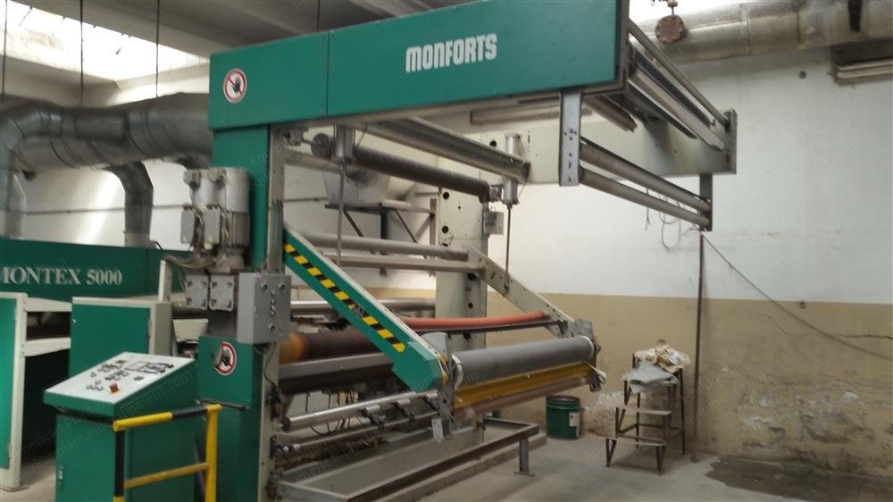 Monforts, Montex 5000, 2001, 1800mm Working Width, 6 Chambers, Gas Heated
