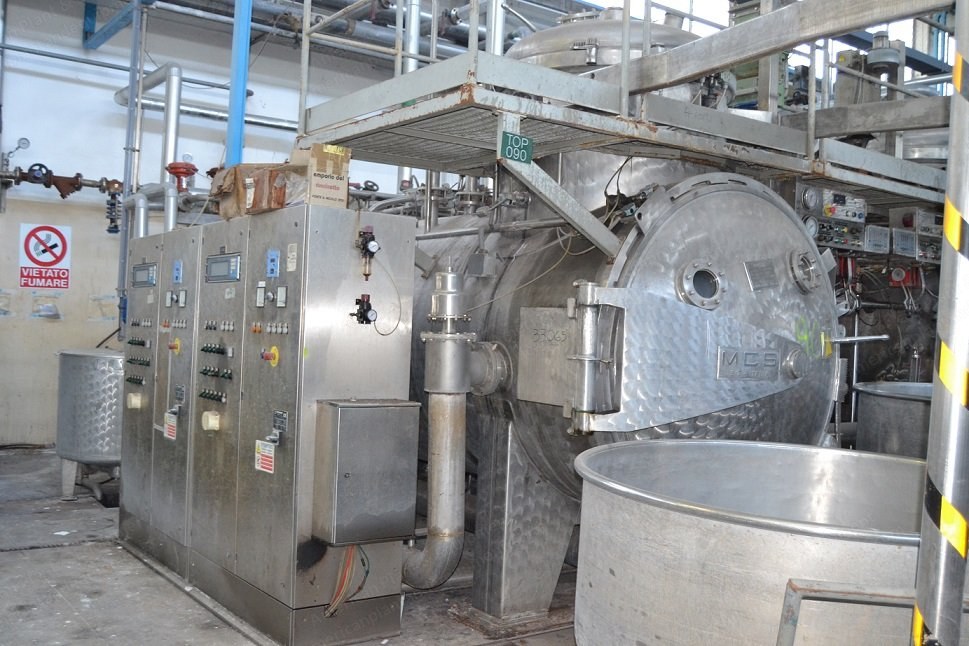 HT Jet Dyeing Machine, OF838 DGL/R, 1982, 4 Ropes, 400 kg Capacity