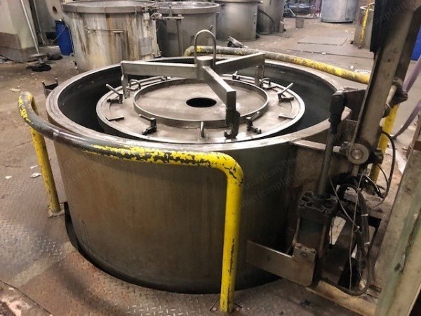 Muhlmann, Hydro-Extractor, 2005, 1225mm Basket Diameter, 1000 kg Capacity, 700 RPM