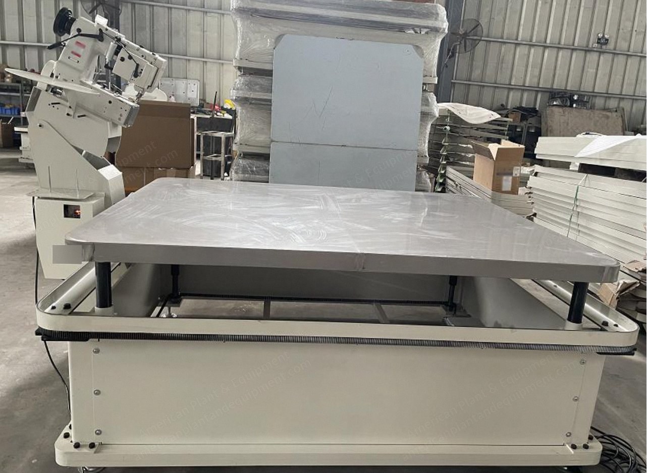 NovaStar, MB244, Semi-Automatic Tape Edge Machine, 1460x1960mm Table, 30-450mm Mattress Thickness, Chain Stitch