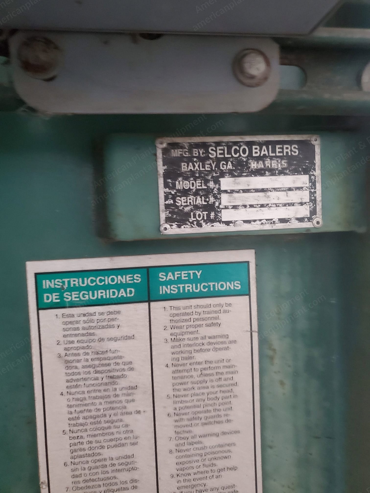 Selco, Vertical Baler