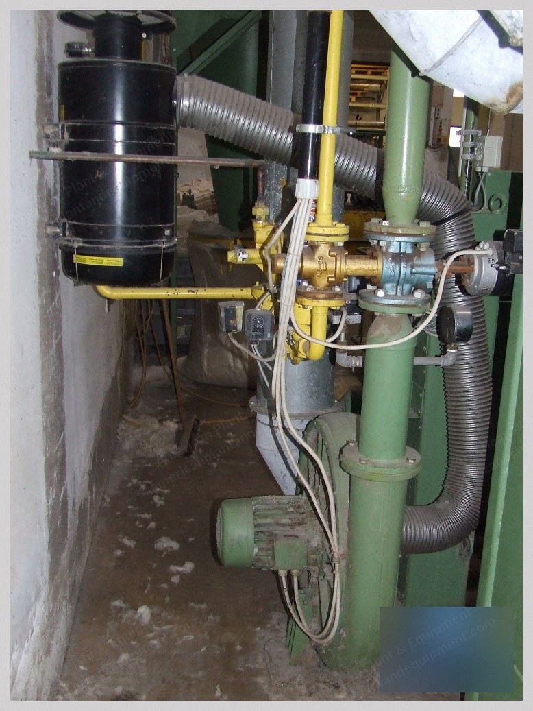 Osthoff, PK90, 1992, Singeing Machine, 2400mm Roller Width, 2 Burners