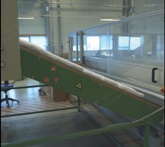 Hauser, Single Quilting Line, 2005, 200 kg/hr, 2750x2750mm Max Product, 2-Head