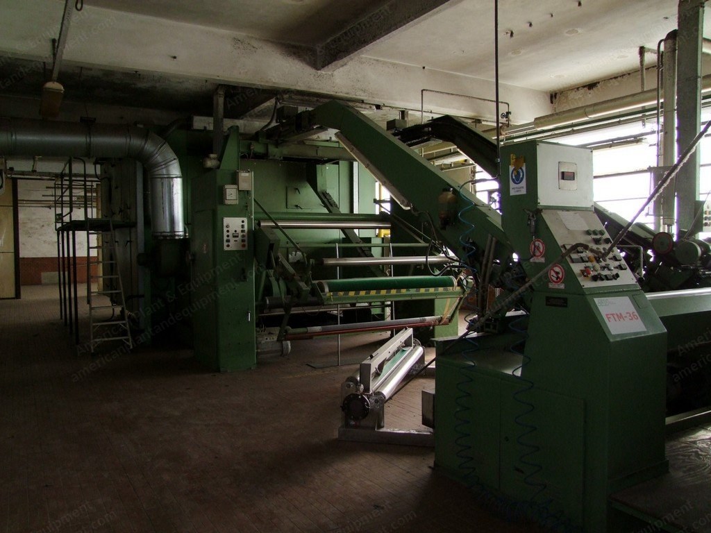 Babcock, Multilayer Tenter Frame, 1992, Working Width 1800mm, Gas Heated