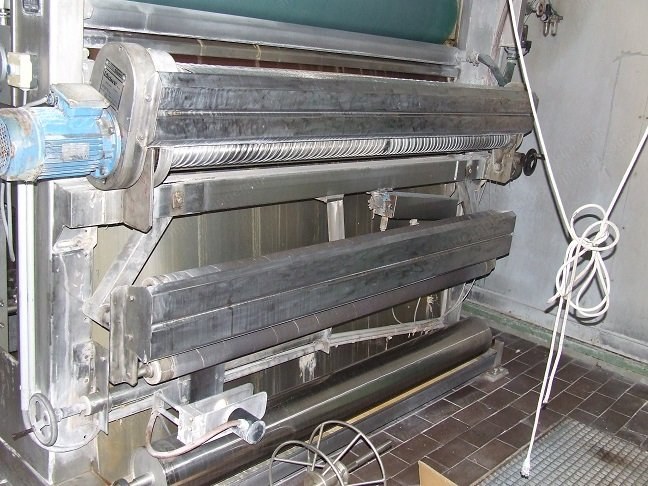Menzel, Rope Opener, 1995, Working Width 1800mm, Stainless Steel, Bianco Spreader