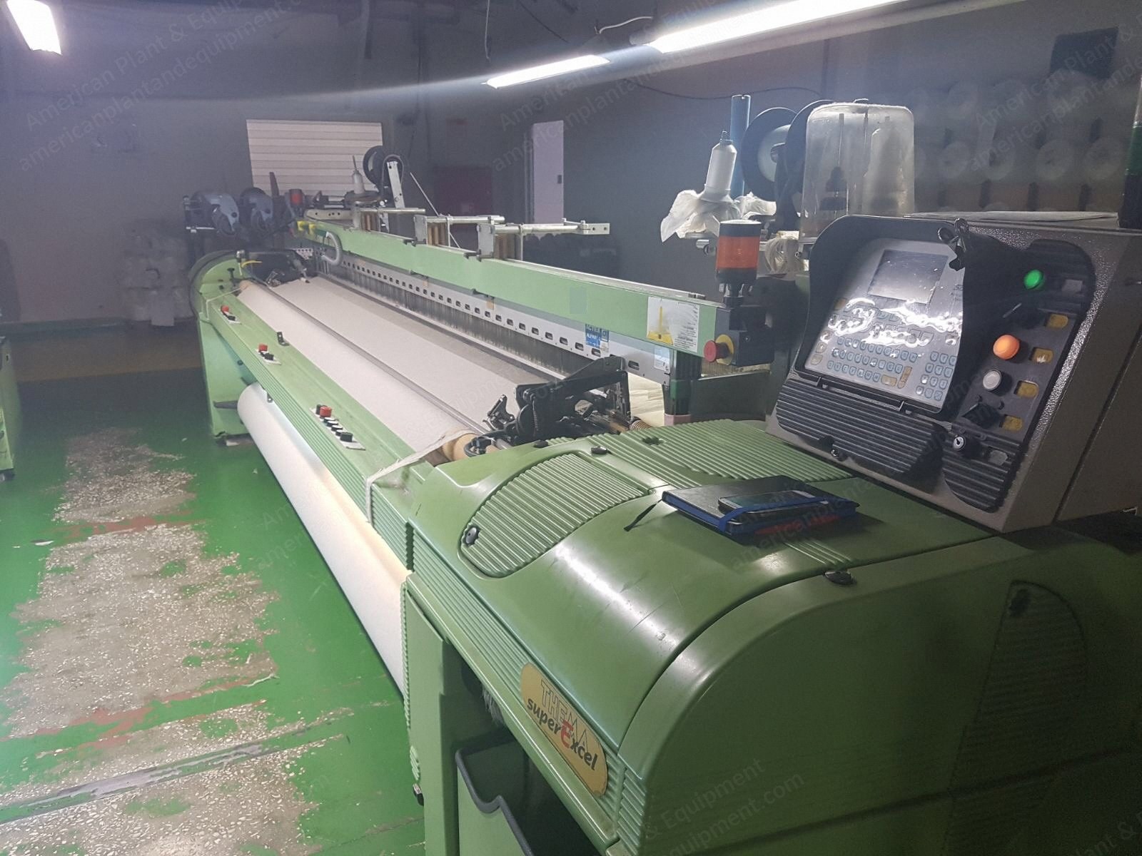 Somet, Thema Super Excel, 2000, 3400mm Working Width, Staubli Dobby, 12 Levers, 8 Colors