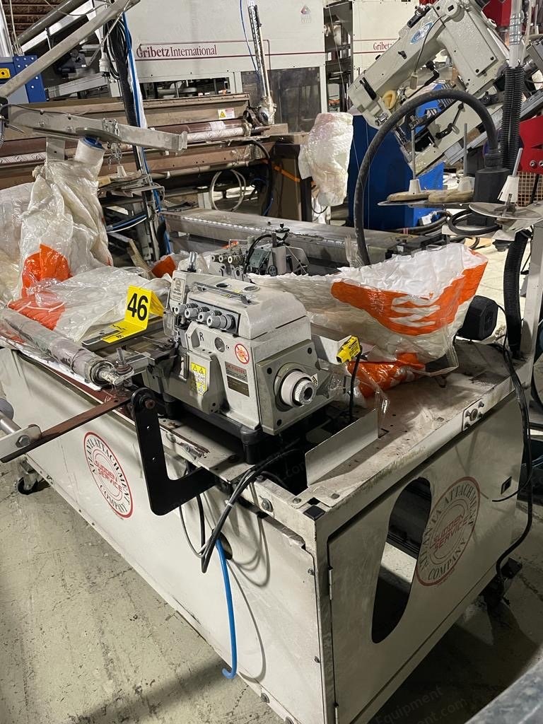 Atlanta, Double Head Looper Bed Side Sewing Machine, Overlock, Spec 503 353 W5 V1564