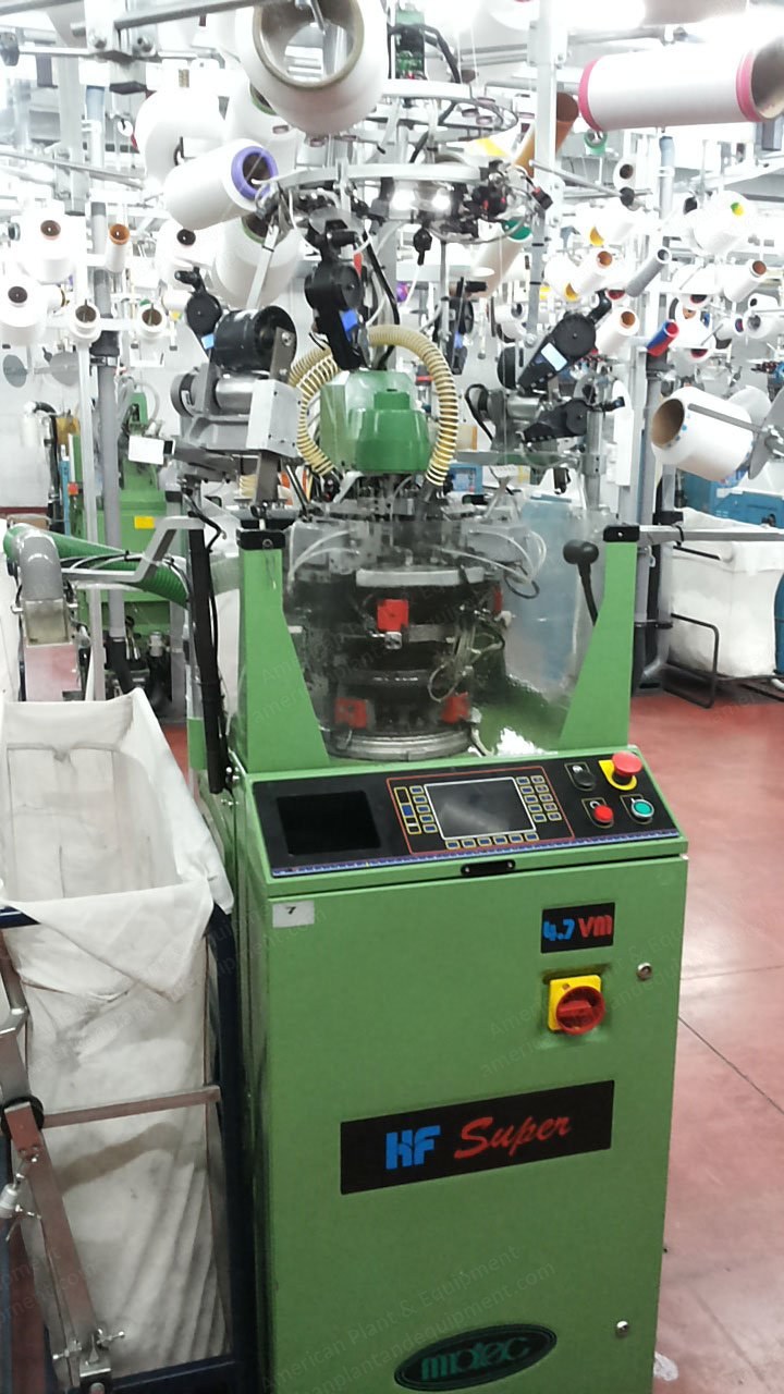 Matec, HF, 1995 to 2008, 4" Diameter, 200 to 400 Needles, Sock Knitting Machine