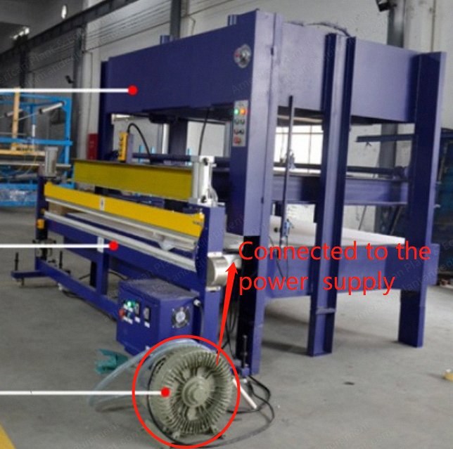 Foam Mattress Compression Machine, 50-Ton, 2019, 2100x2200mm Platen, 380V/50Hz