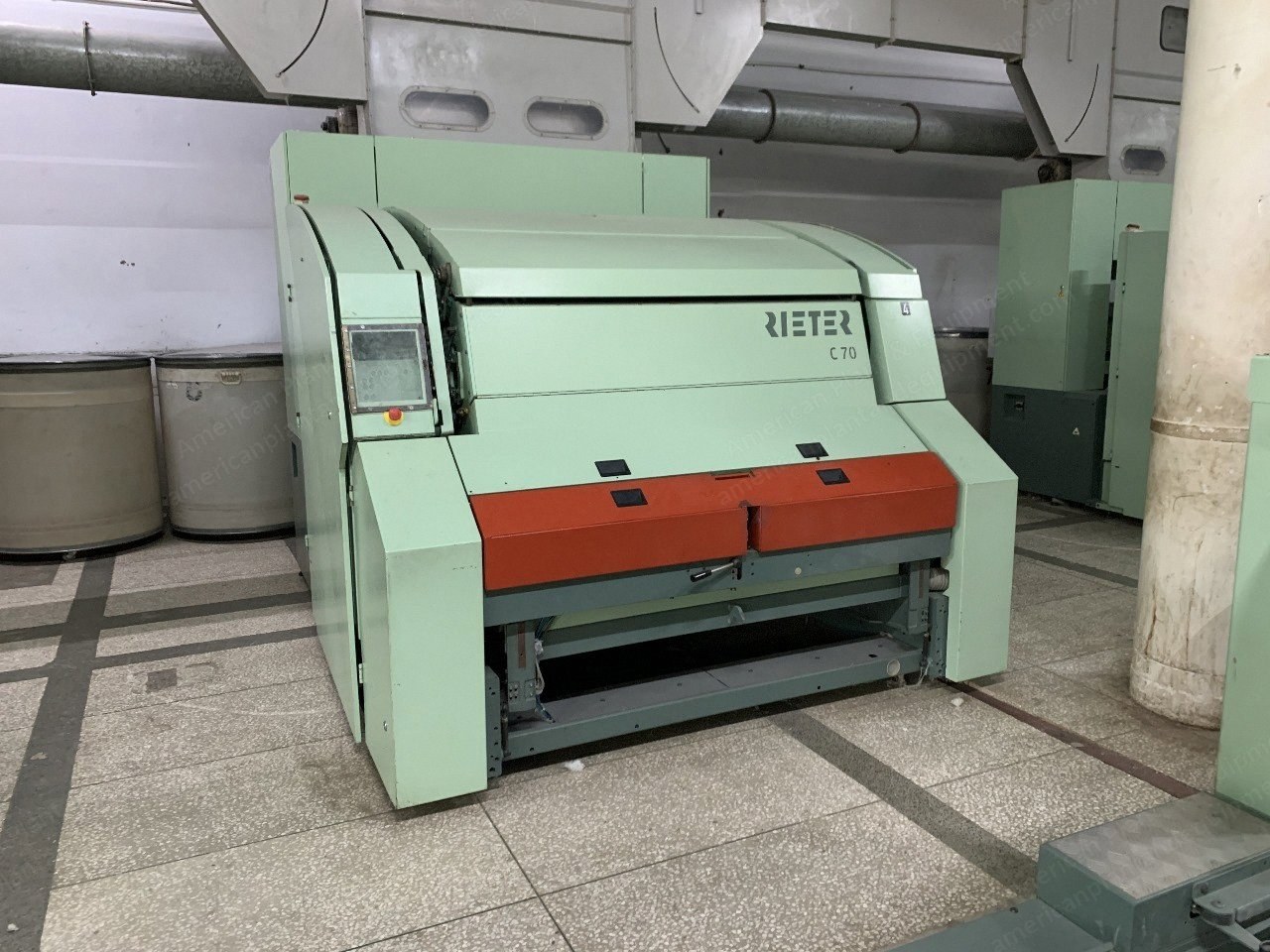 Rieter, C70, 2013, Carding Machine, 1000mm Can Size, Single Licker-in